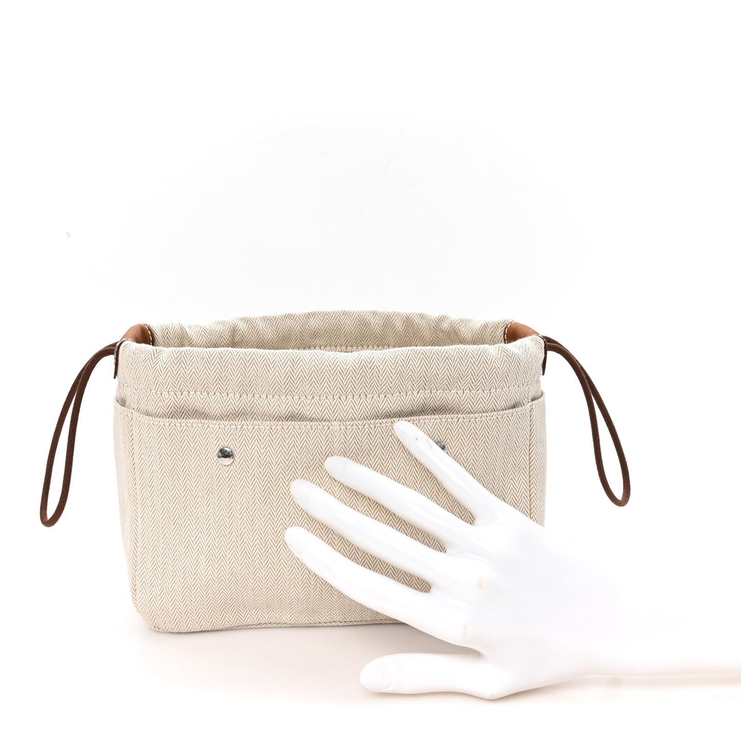 Canvas Barenia Fourbi 20 PM Pouch Naturel Fauve