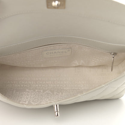 Chanel Lambskin Quilted Small Single Flap Bag Violet Clair 4 of 16