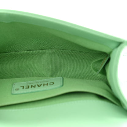 Chanel Lambskin Quilted Small Boy Flap Green 5 of 12