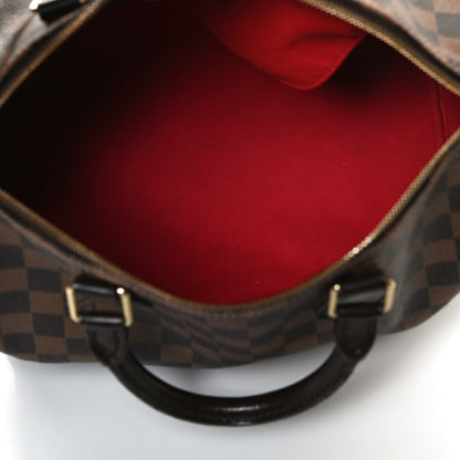 Louis Vuitton Damier Ebene Speedy 30 5 of 15