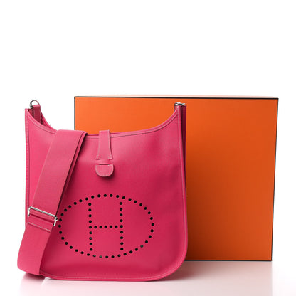 Hermes Epsom Evelyne III PM Rose Tyrien 10 of 10