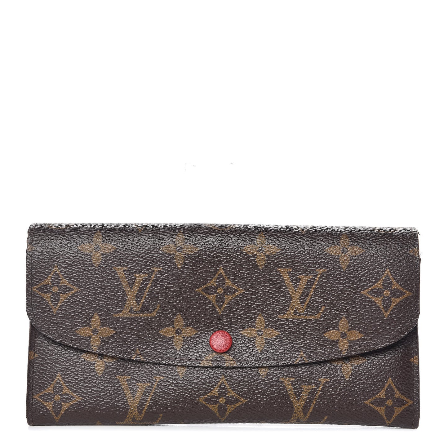 Monogram Emilie Wallet Red