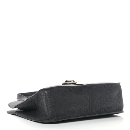 Hermes Taurillon Clemence Halzan 31 GM Black 4 of 9