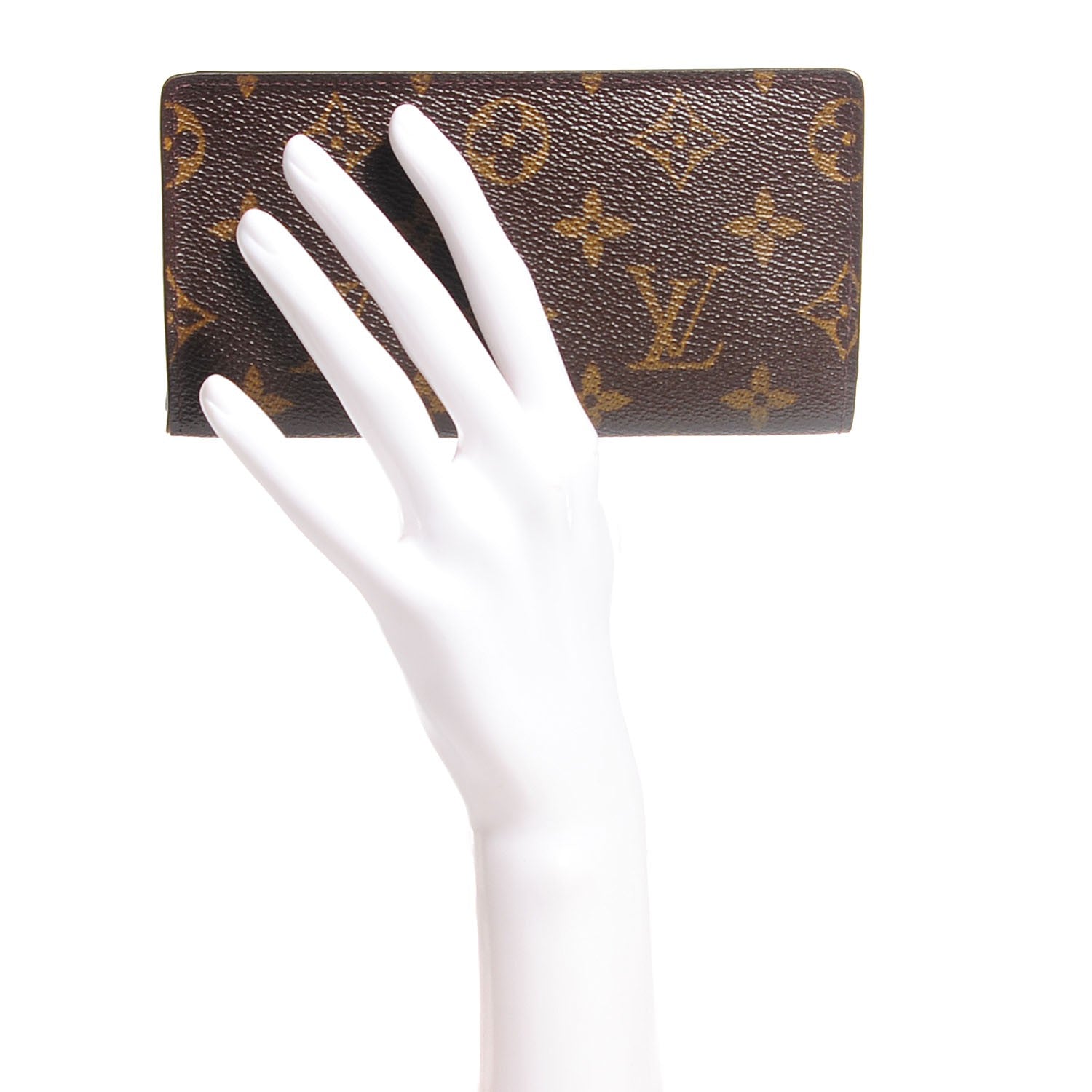 Louis Vuitton Monogram Simple Checkbook Holder Wallet Cover 2 of 7