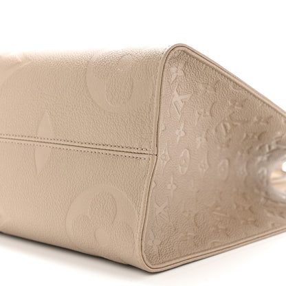 Louis Vuitton Empreinte Monogram Giant Onthego MM Tourterelle 10 of 10