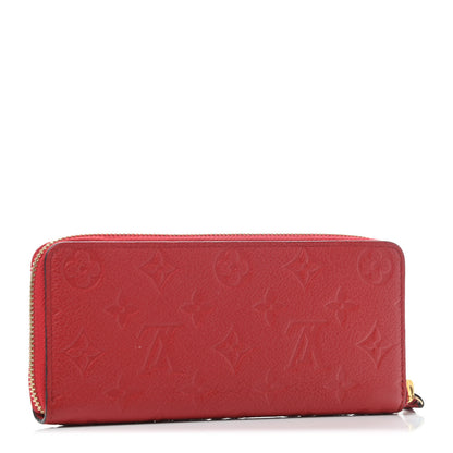 Louis Vuitton Empreinte Clemence Wallet Cherry 2 of 4