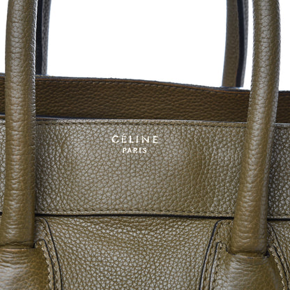 Celine Drummed Calfskin Mini Luggage Jungle 8 of 19