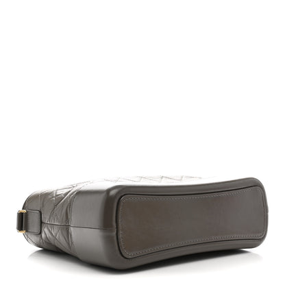 Chanel Aged Calfskin Quilted Medium Gabrielle Hobo Grey 4 of 10