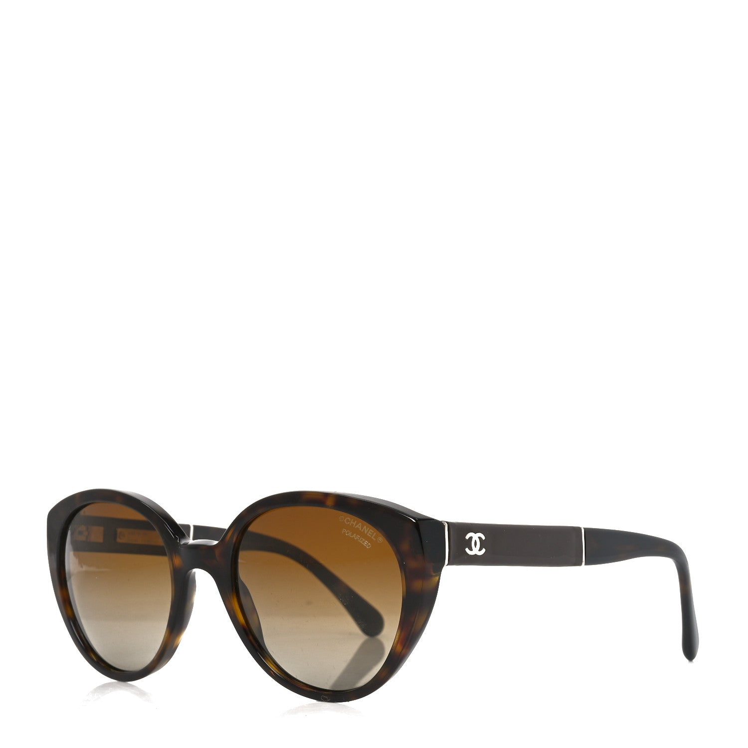 Chanel Acetate Cat Eye Sunglasses 5252Q Tortoise 1 of 7