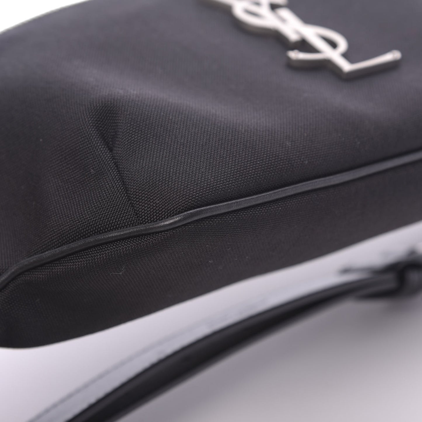 Nylon Monogram Belt Bag Black