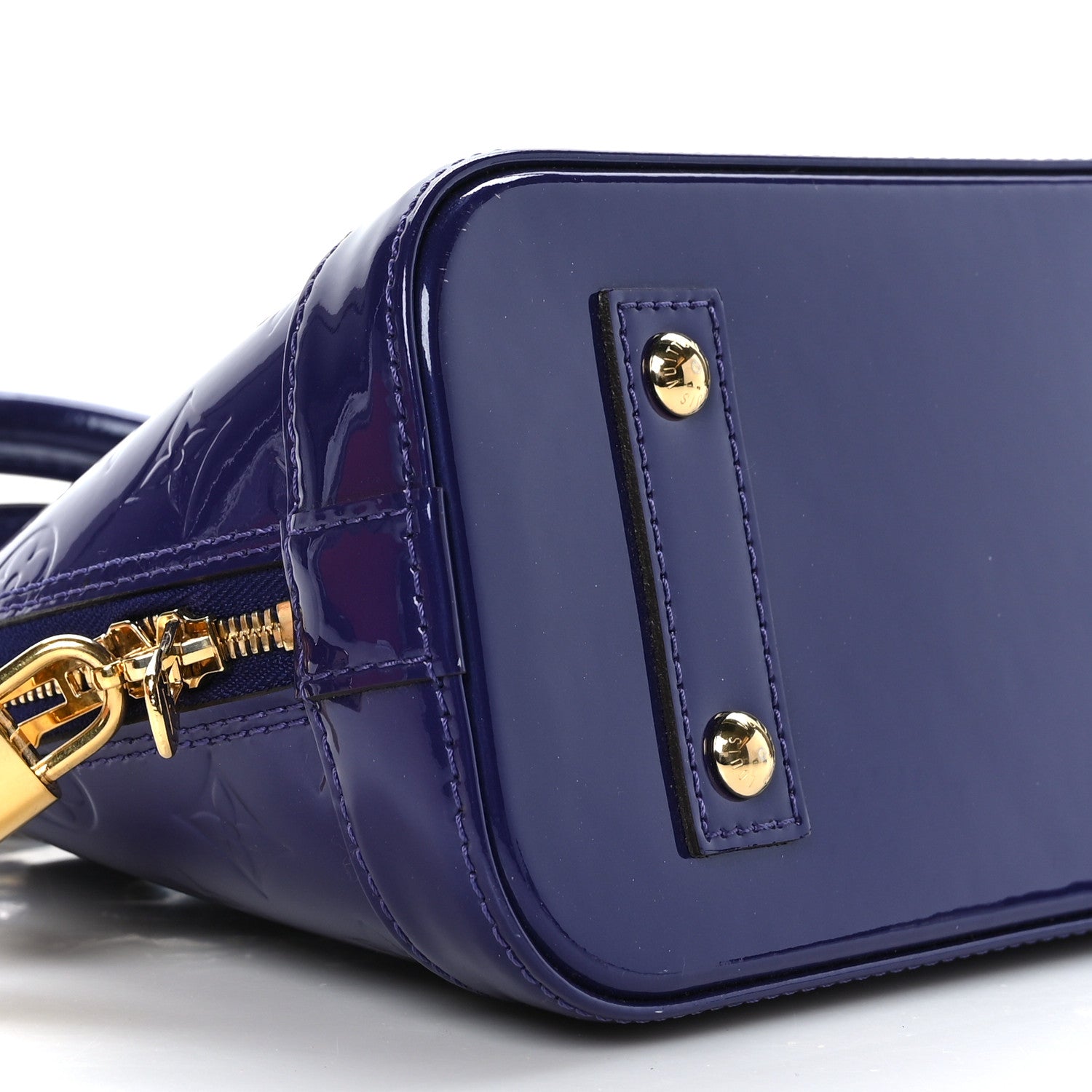 Louis Vuitton Vernis Alma BB Blueberry 8 of 9