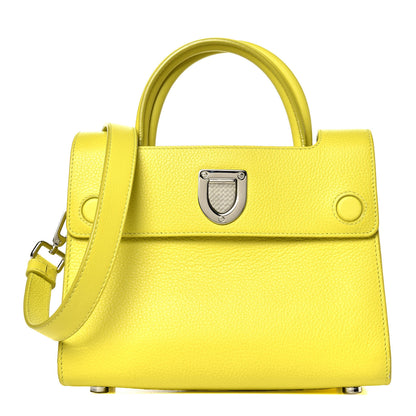 Christian Dior Bullcalf Medium Diorever Flap Yellow 1 of 4