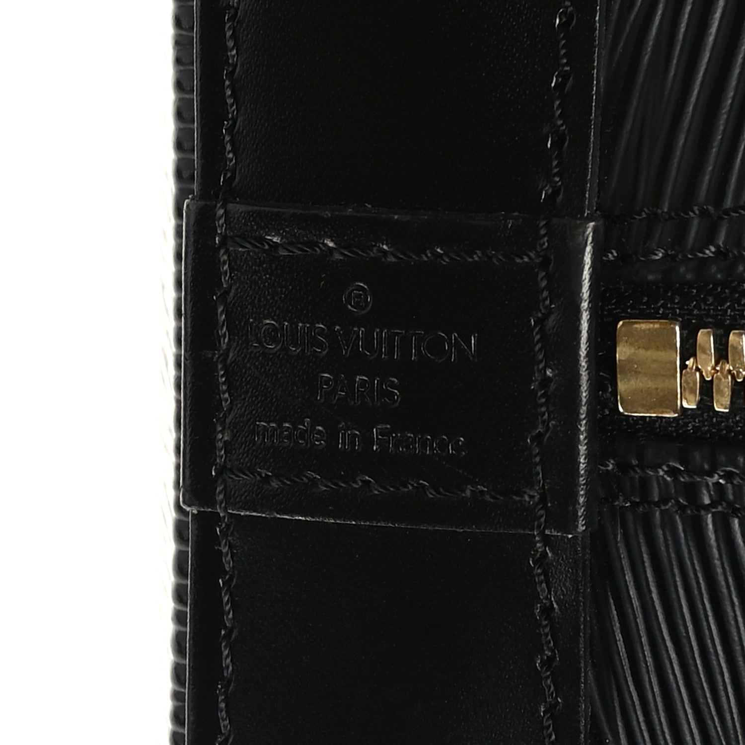 Louis Vuitton Epi Alma PM Black 6 of 11