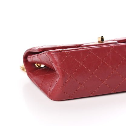 Chanel Aged Calfskin Quilted 2.55 Reissue Mini Flap Red 5 of 10