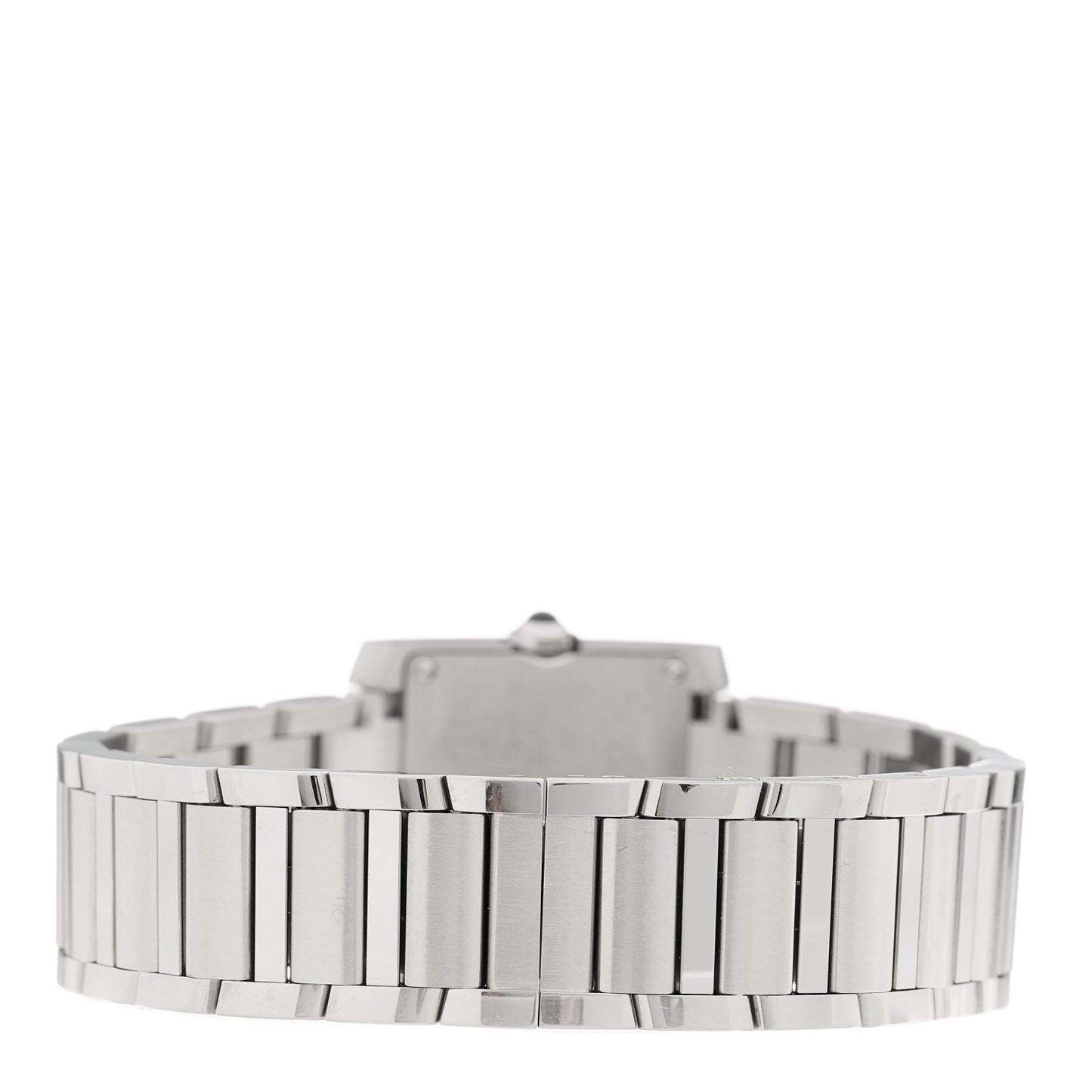 Stainless Steel 21mm Tank Francaise Quartz Watch Silver