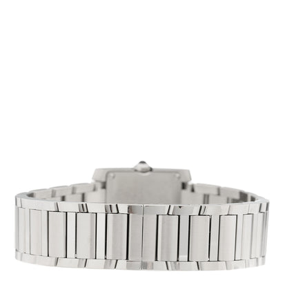 Cartier Stainless Steel 21mm Tank Francaise Quartz Watch Silver 3 of 5