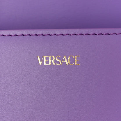Versace Calfskin Small Greca Goddess Shoulder Bag Lilac 6 of 8