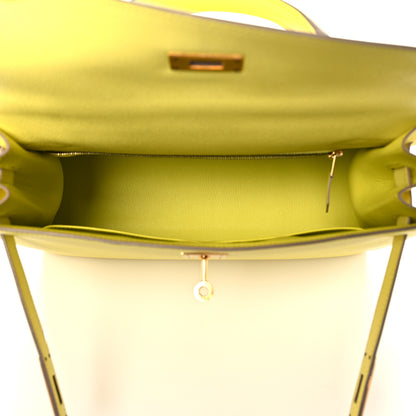 Hermes Epsom Kelly Sellier 32 Soufre 4 of 9