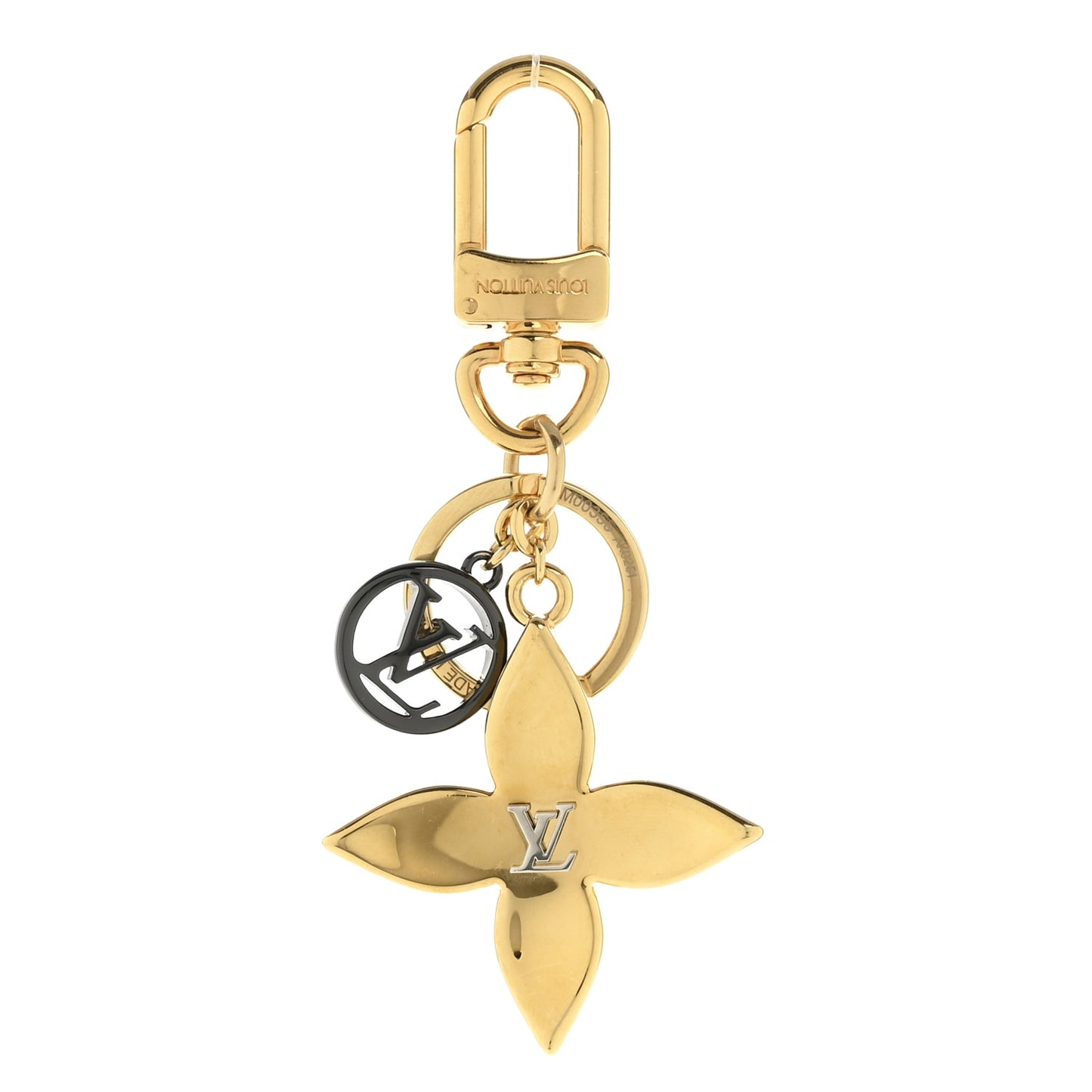 Blossom Dream Bag Charm Key Holder Gold