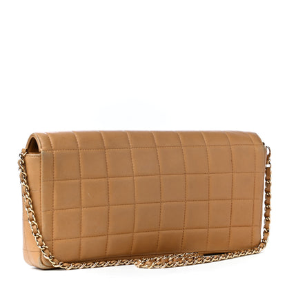 Chanel Lambskin East West Chocolate Bar Flap Beige 2 of 6