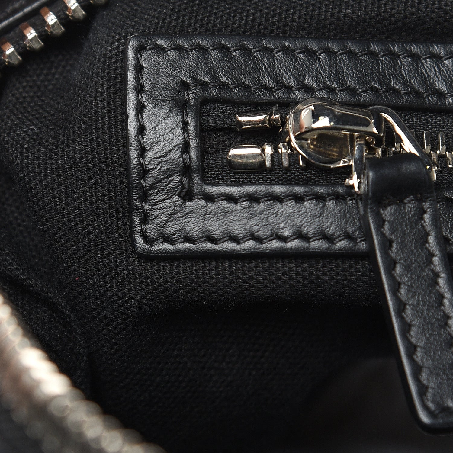 Givenchy Waxed Calfskin Small Nightingale Logo Strap Black 19 of 19