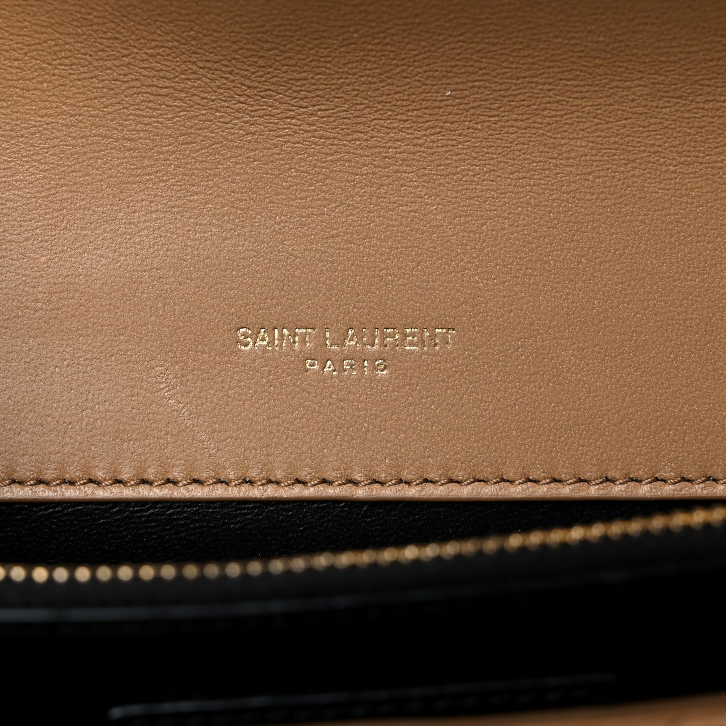 Lambskin Quilted Mini Gaby Satchel Dark Beige