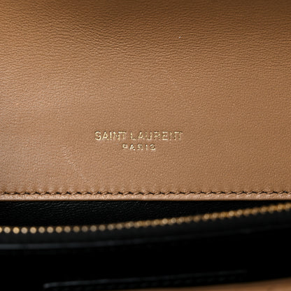 Saint Laurent Lambskin Quilted Mini Gaby Satchel Dark Beige 6 of 10