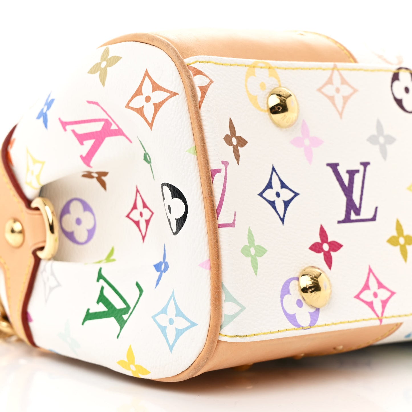 Monogram Multicolor Beverly MM White