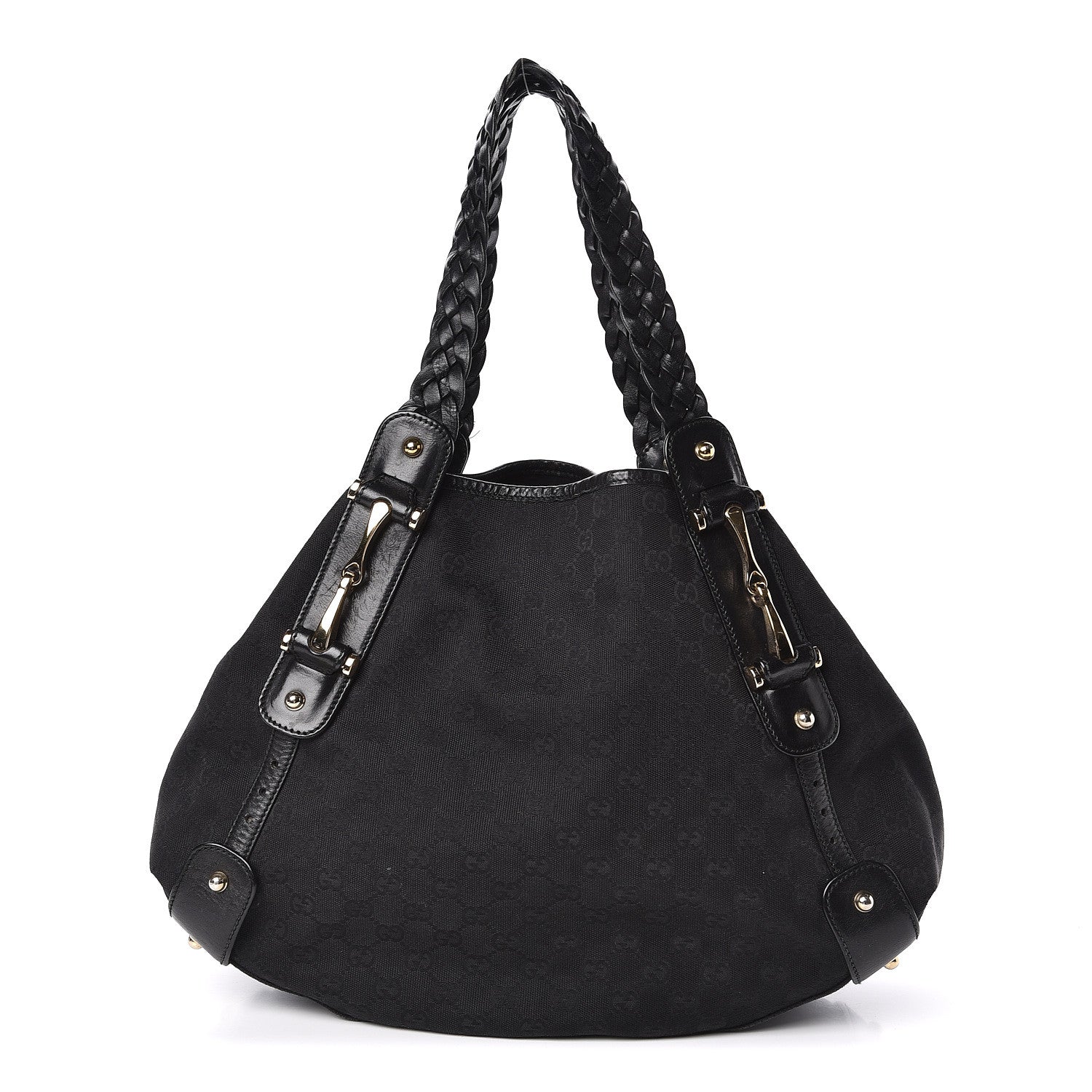 Gucci Monogram Small Pelham Shoulder Bag Black 1 of 12
