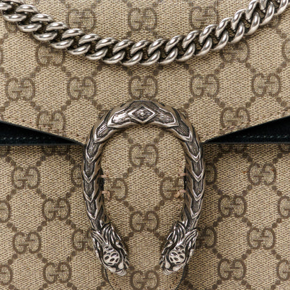 Gucci GG Supreme Monogram Small Dionysus Shoulder Bag Black 8 of 10