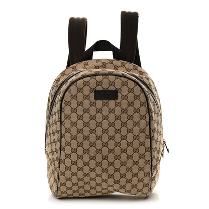 Gucci Monogram Travel Backpack Dark Brown 1 of 12