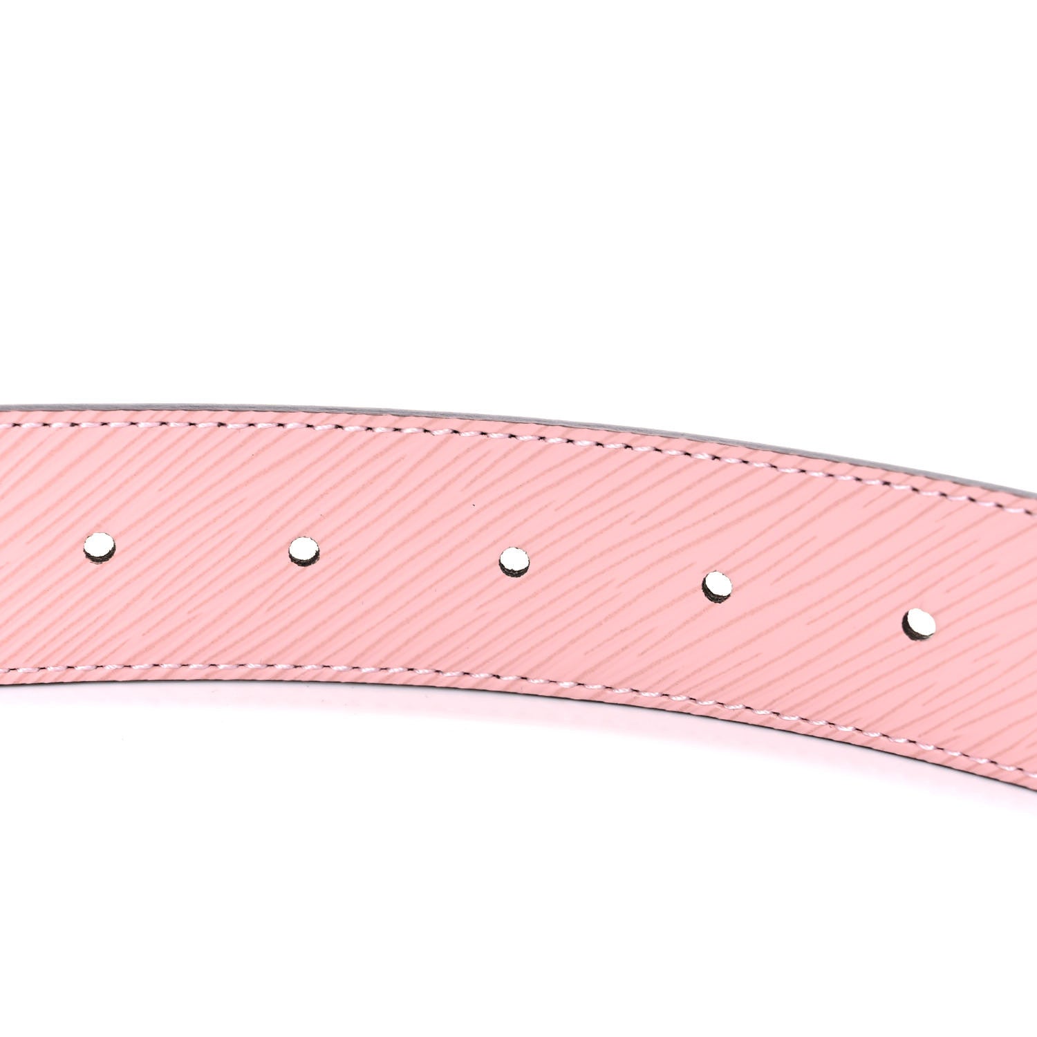 Louis Vuitton Monogram Epi 35mm LV Circle Reversible Belt 80 32 Rose Ballerine 4 of 7