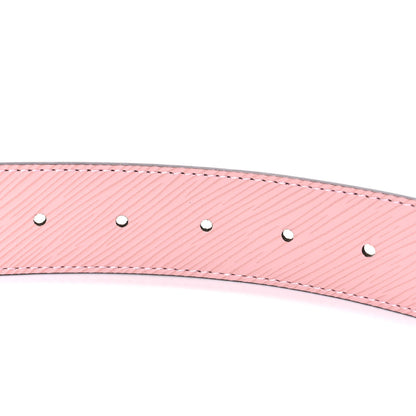 Louis Vuitton Monogram Epi 35mm LV Circle Reversible Belt 80 32 Rose Ballerine 4 of 7