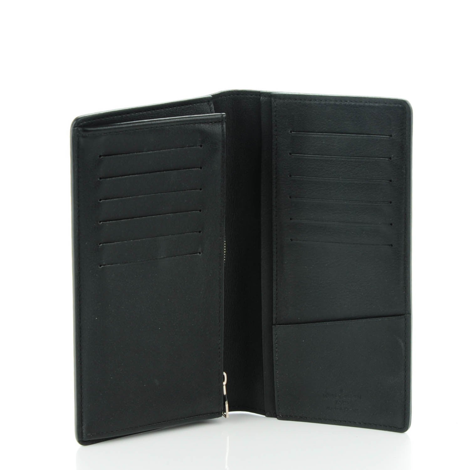 Louis Vuitton Taurillon Brazza Wallet Black 5 of 7