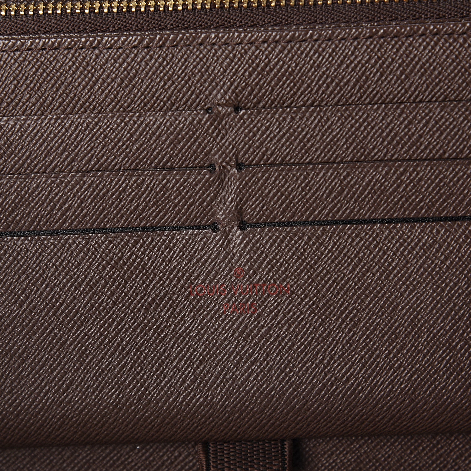 Louis Vuitton Damier Ebene Zippy Organizer Wallet 5 of 7