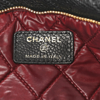 Chanel Caviar Quilted CC Beauty Clutch Black 7 of 10
