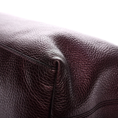 Gucci Metallic Cellarius Calfskin Medium Soho Chain Shoulder Bag Classic Burgundy 13 of 13