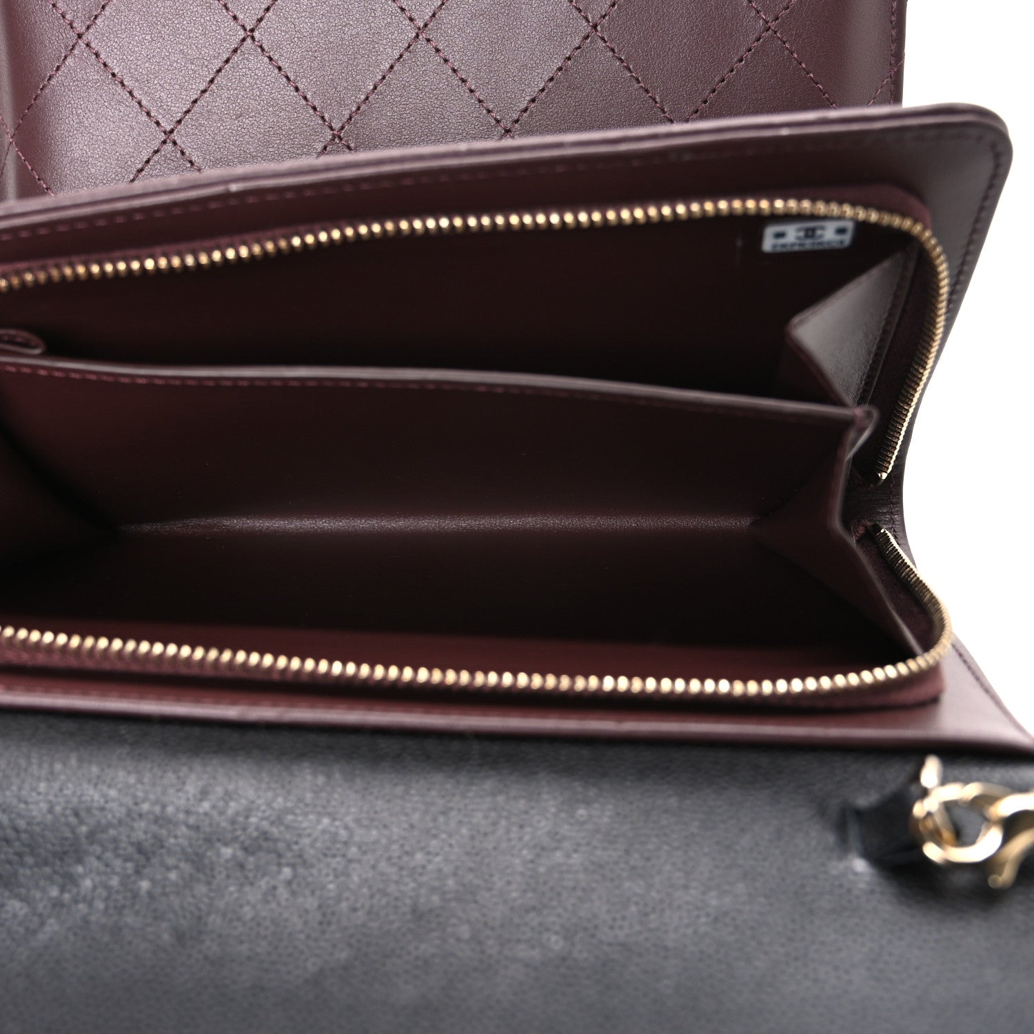 Chanel Caviar Quilted Compact Wallet On Chain WOC Black 6 of 12