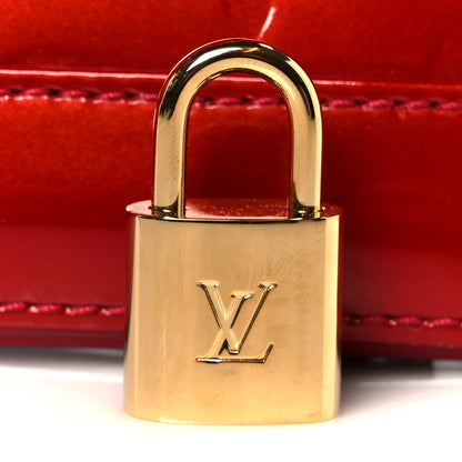 Louis Vuitton Vernis Alma BB Cherry 8 of 12