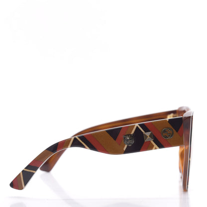 Gucci Acetate Square Frame Sunglasses GG0059S Multicolor 3 of 8