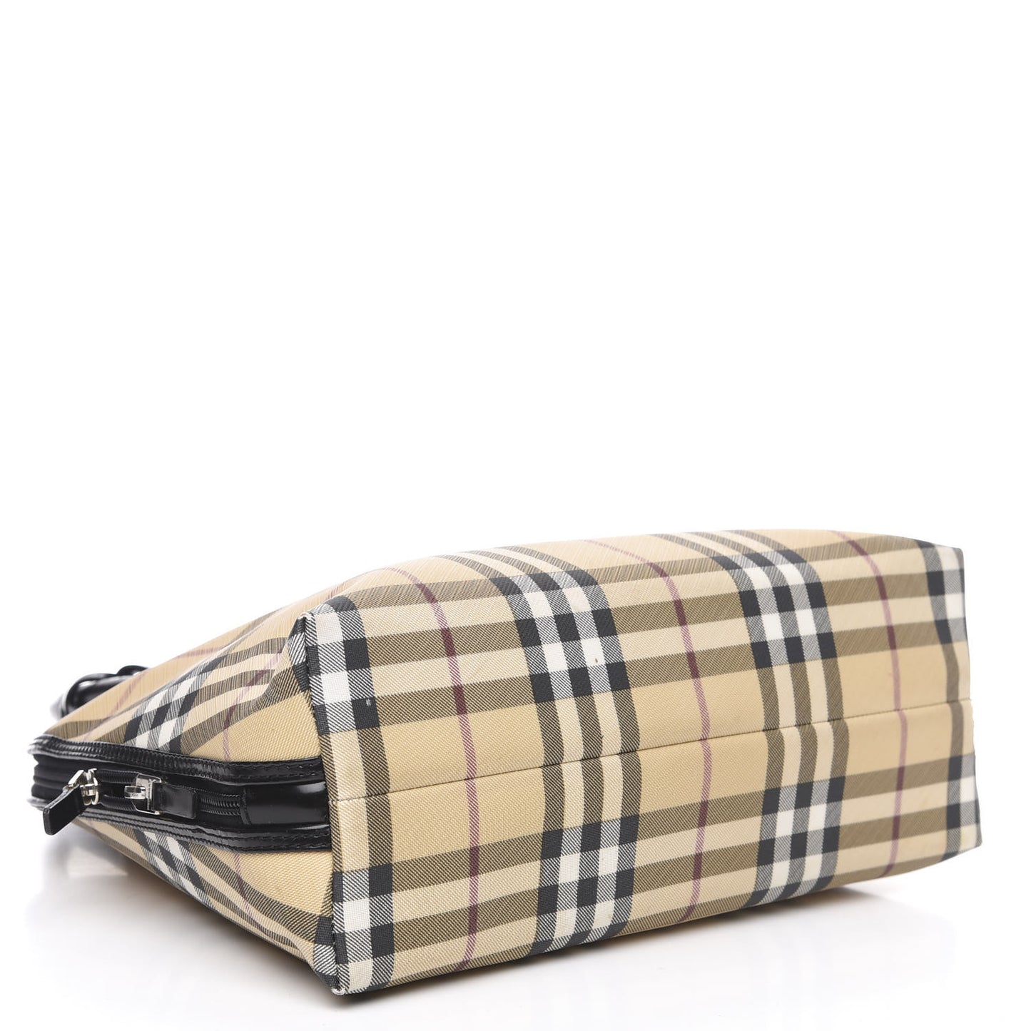 House Check Tote Black