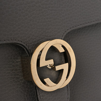 Gucci Dollar Calfskin Small Interlocking G Shoulder Bag Loess 11 of 11