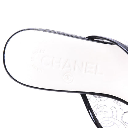 Chanel PVC Fantasy Patent CC Mules 35 Black 7 of 8
