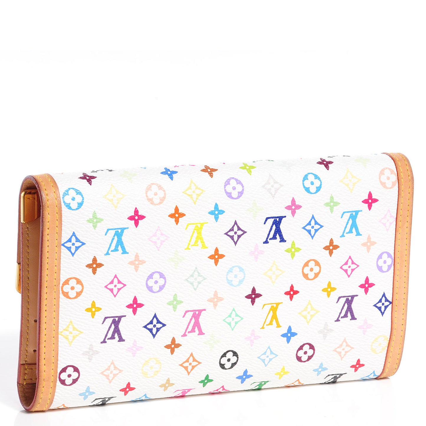 Monogram Multicolor Porte Tresor International Wallet White