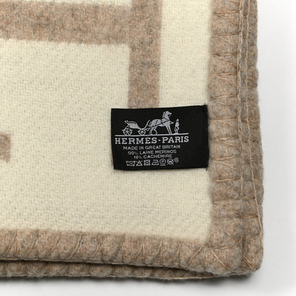 Hermes Wool Cashmere Avalon III Blanket Coco Camomille 3 of 3