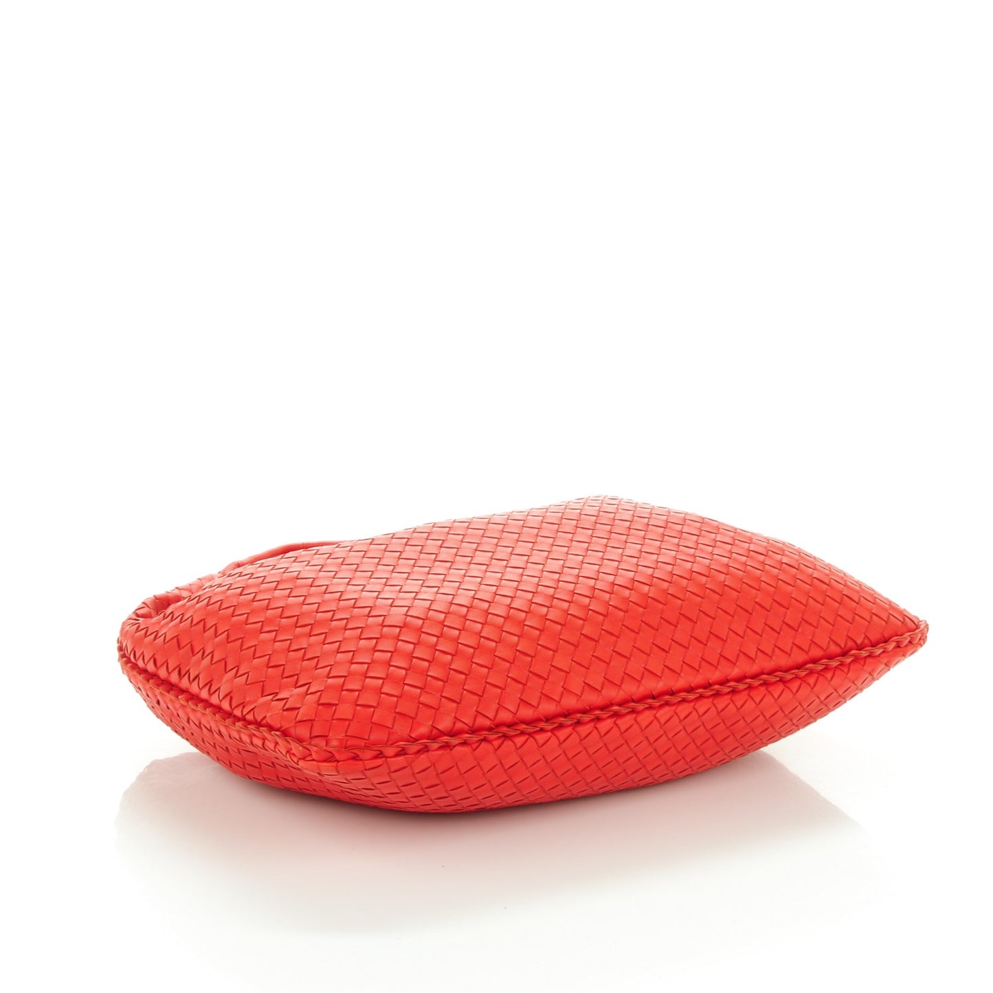 Nappa Intrecciato Large Veneta Hobo Corniola