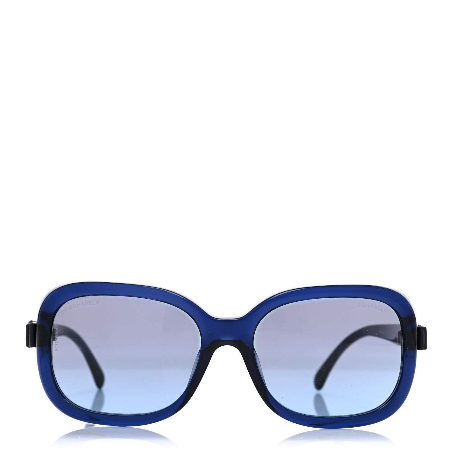 Chanel Acetate CC Bow Sunglasses 5280-Q Blue 2 of 8