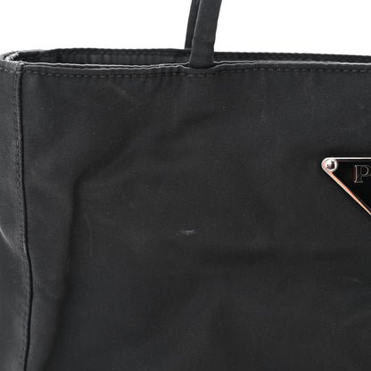Prada Tessuto Nylon Caflskin Shopping Tote Black 11 of 12