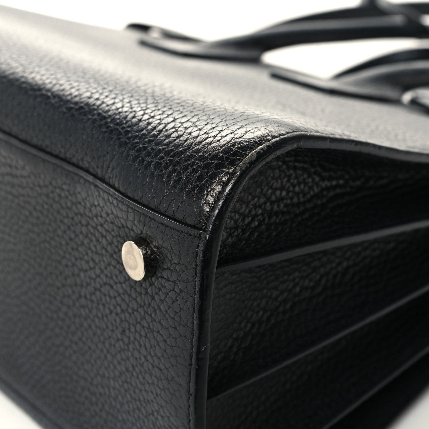 Saint Laurent Grained Calfskin Small Sac De Jour Black 13 of 15