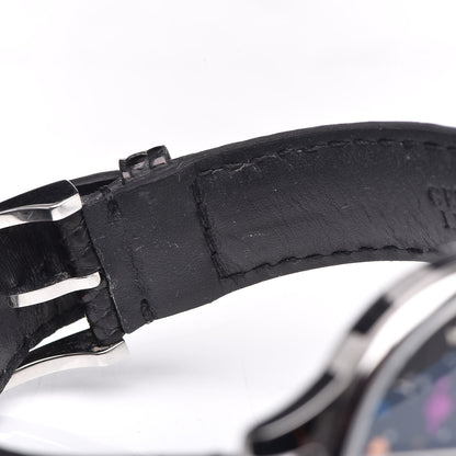 Gucci Stainless Steel Lizard 38mm G-Timeless Moonphase Star Planet Quartz Watch Black 8 of 12